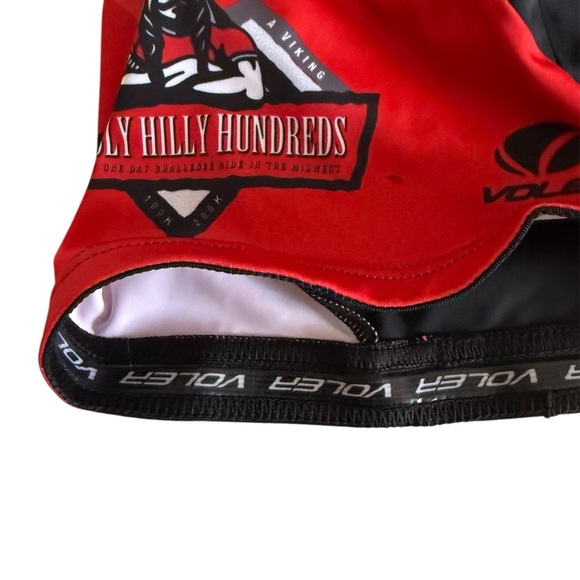 Voler Red and Black Cycling Shorts - Picture 5 of 12